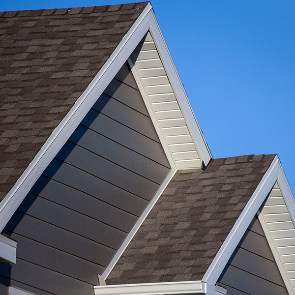 home in natick with new gutters installed