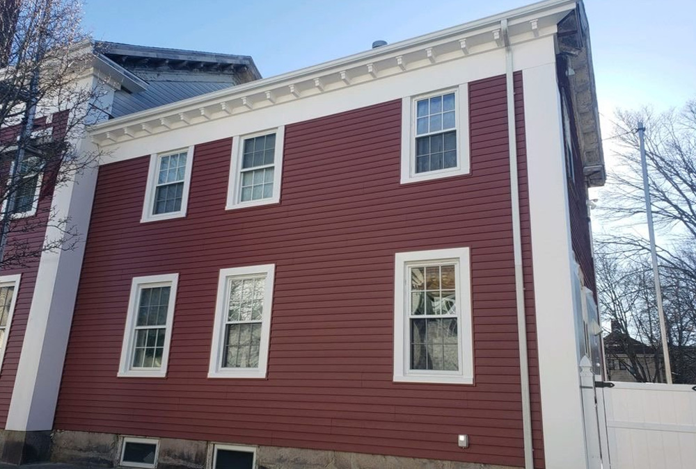 new gutters installed on a home in warren ri