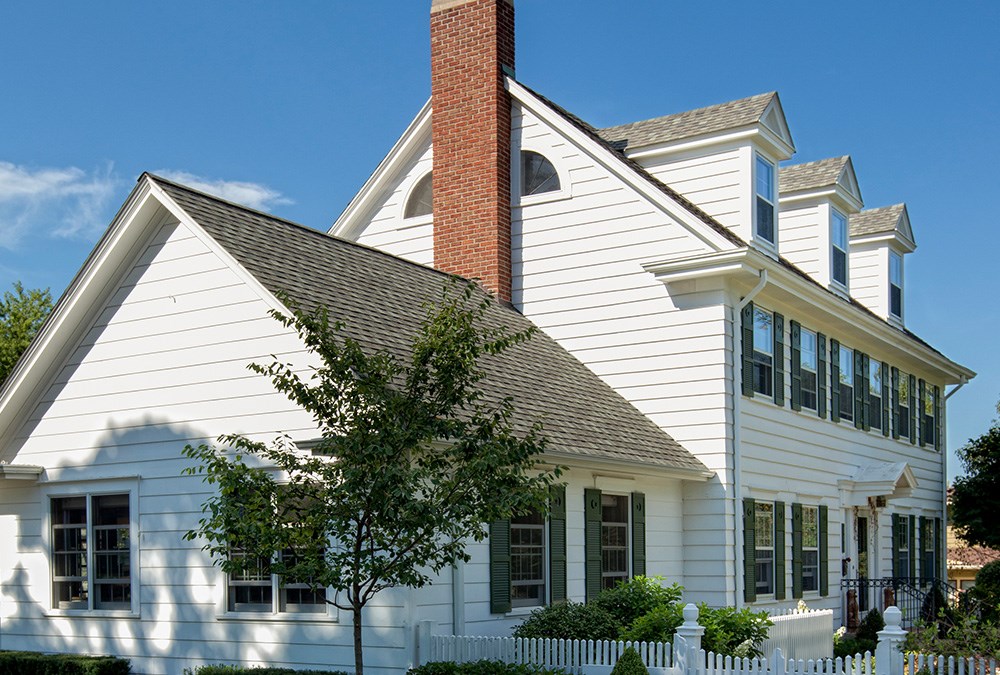 acton ma siding contractors completing a siding installation
