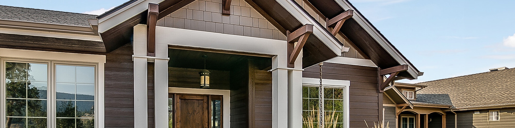 home benefiting from new gutters in wareham