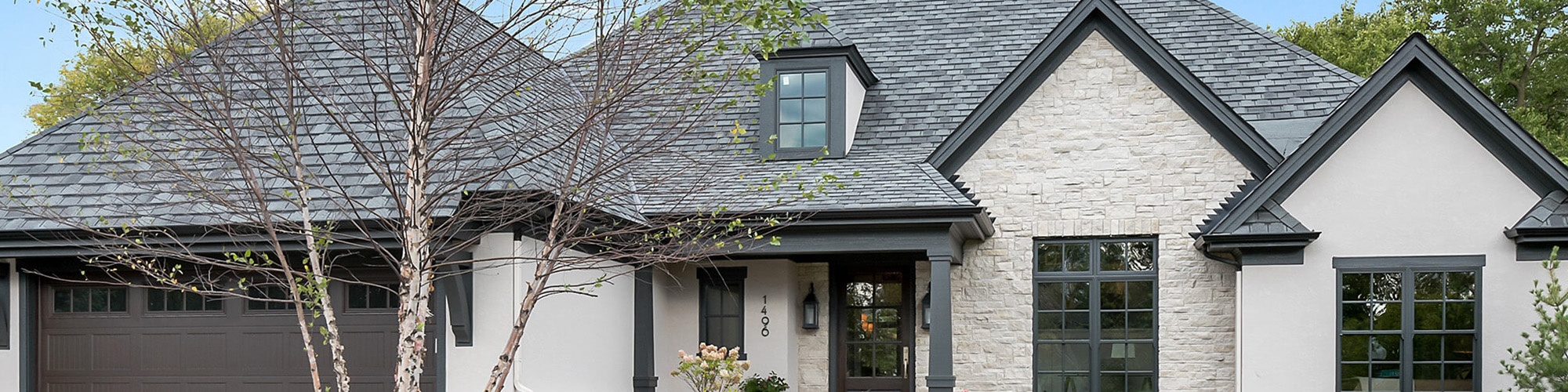 home benefiting from new gutters in westwood