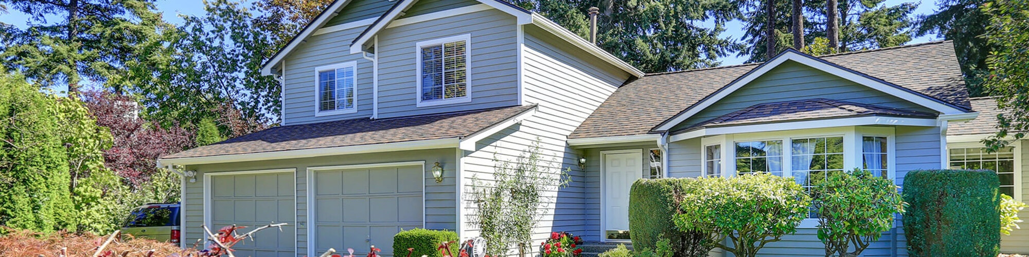 home benefiting from new gutters in taunton