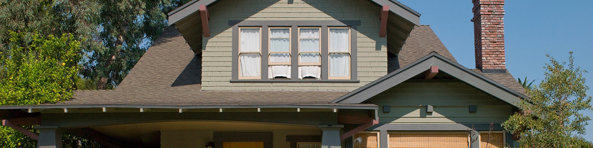 home benefiting from new gutters in brockton
