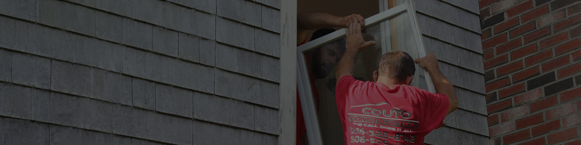 New windows installed on residential home by window installers in Massachusetts