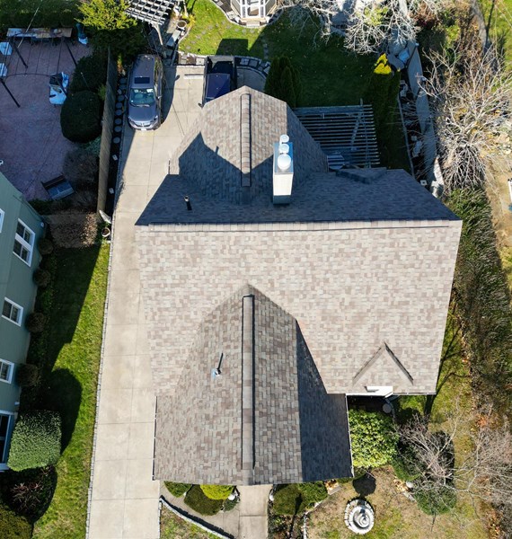 small roofing project completed by our roofers