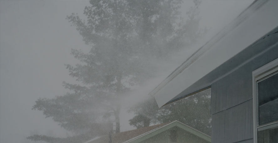 Big Snow Storm in Massachusetts Causing Damage to Roofs