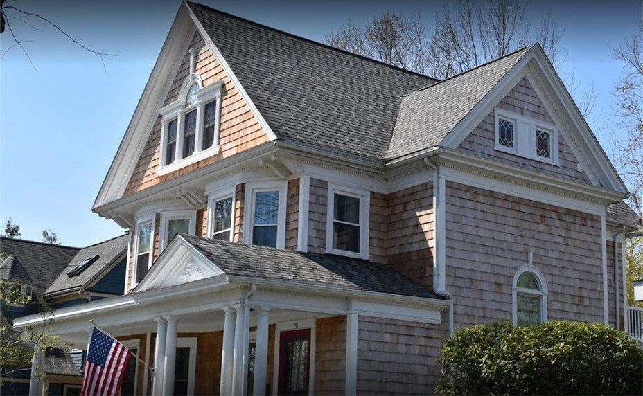 new asphalt roof installed in Rhode Island