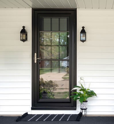 storm door installation in New Bedford