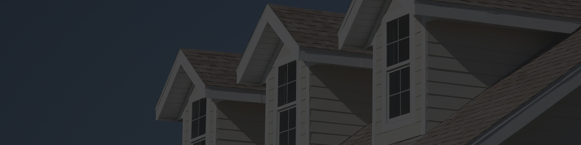 Double hung windows on residential home in Massachusetts