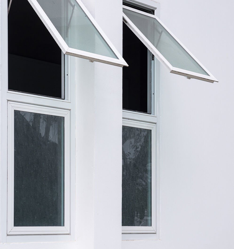 Massachusetts style hopper windows