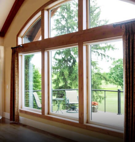 wood window installation in dedham
